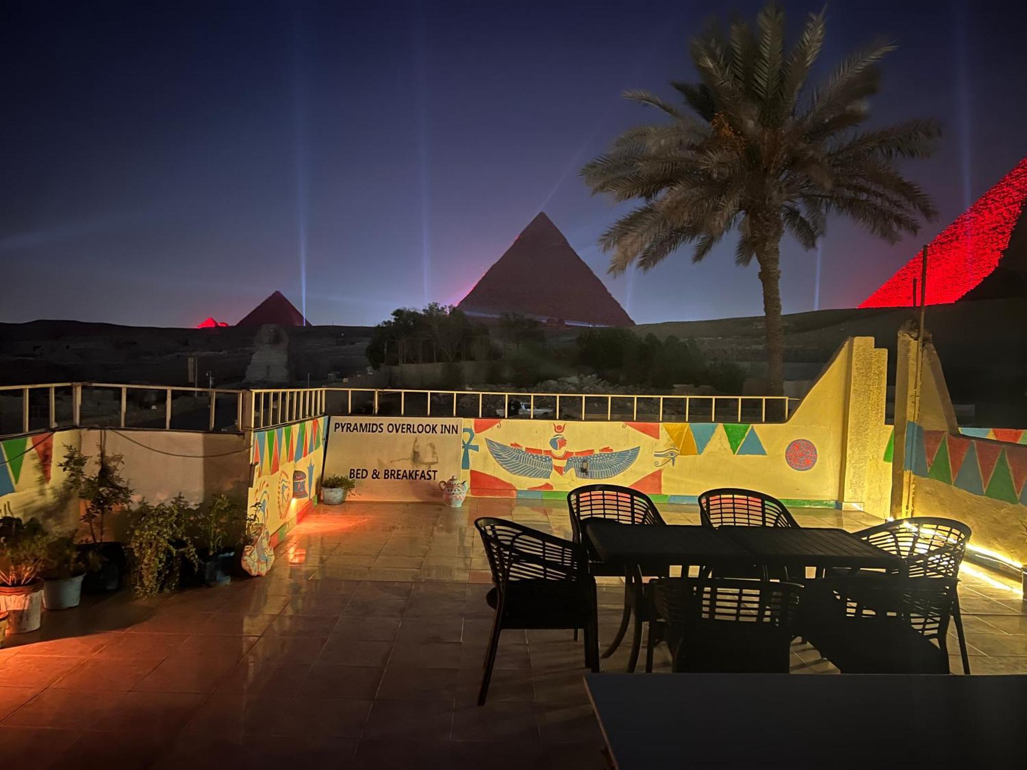 Pyramids Overlook Inn Kafrat al Jabal ภายนอก รูปภาพ